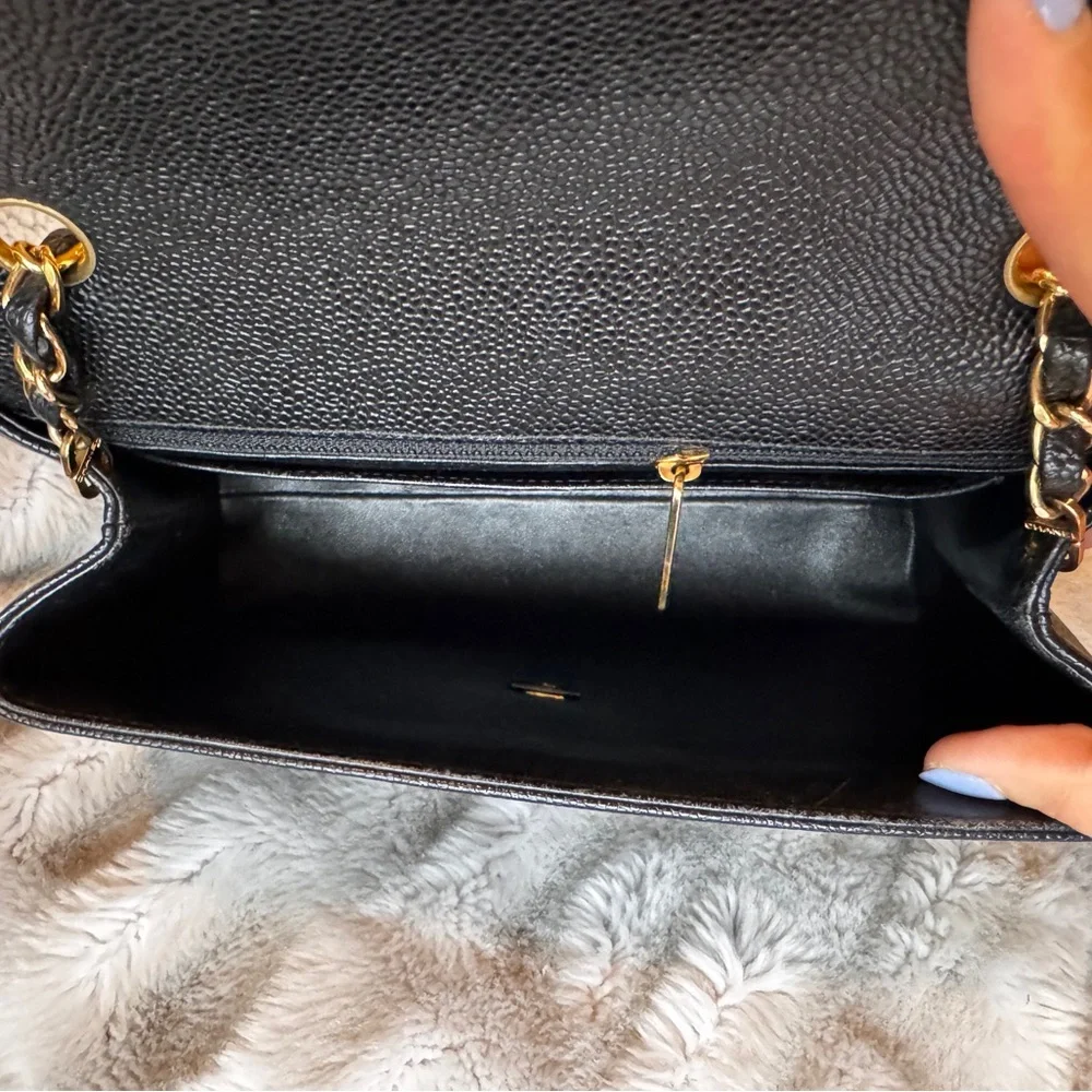 Chanel Rare Flap Box Caviar Bag - Picture 13 of 16